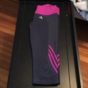 Adidas Cropped Work Out Leggings